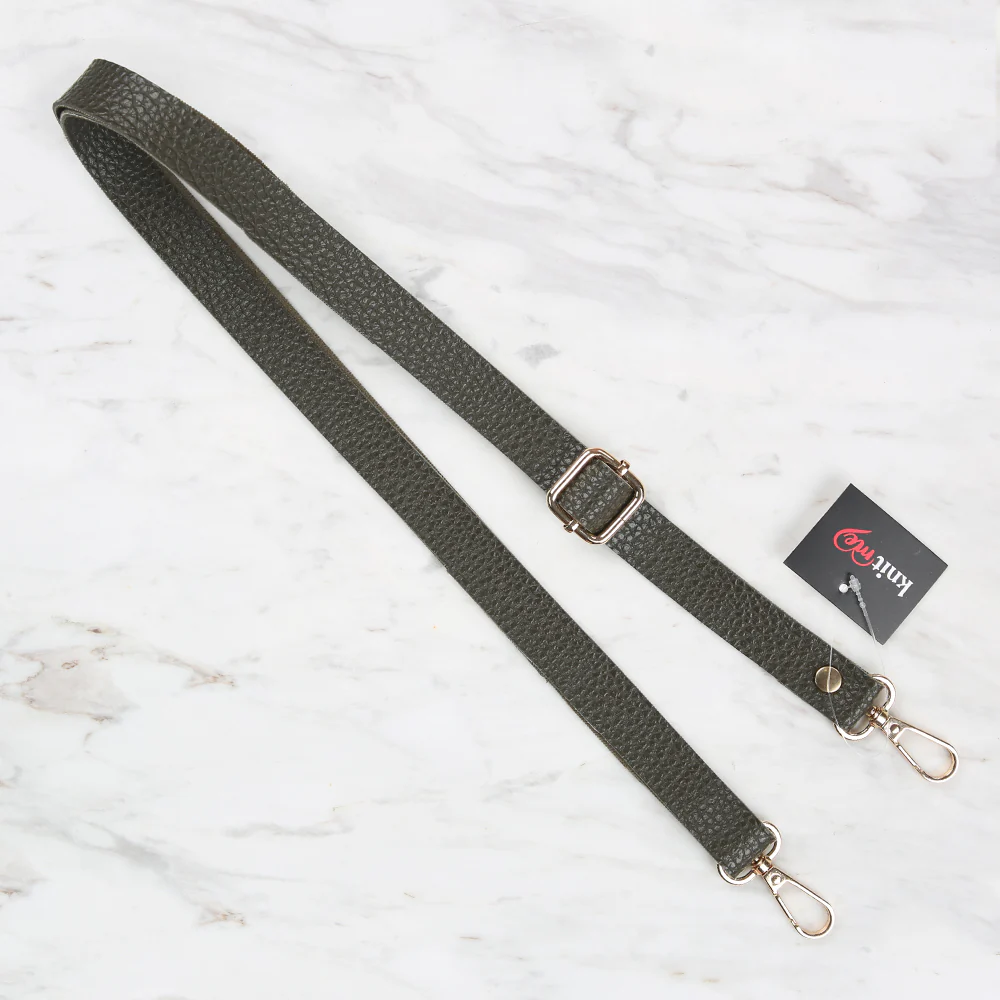 Knitme Sliding Buckle Bag Strap 135x2cm Khaki BA-0002