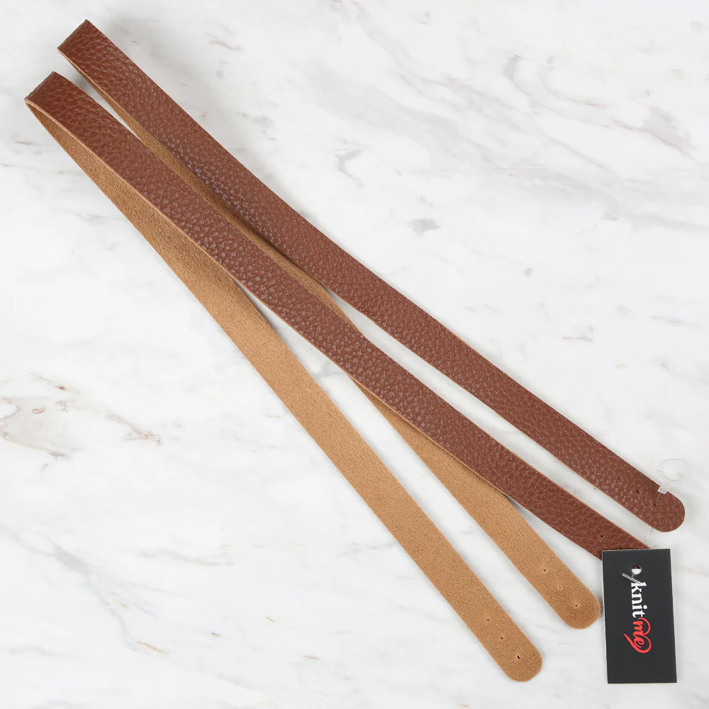 Knitme Sports Sewing Bag Hanger 70x1.7 cm (Pair) Brown BA-0074