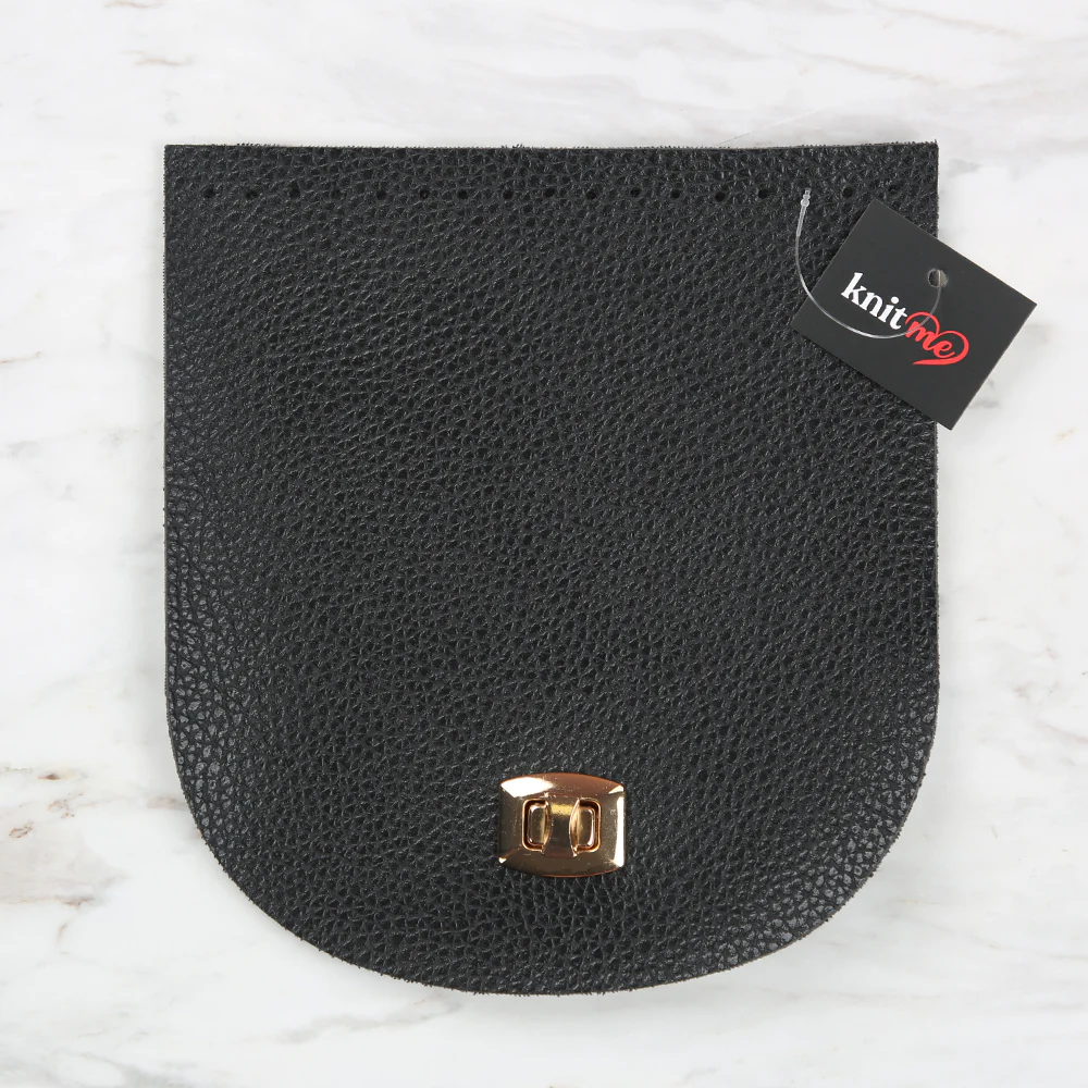 Knitme Stitched Locked Cover 18x20 cm Black BA-0021
