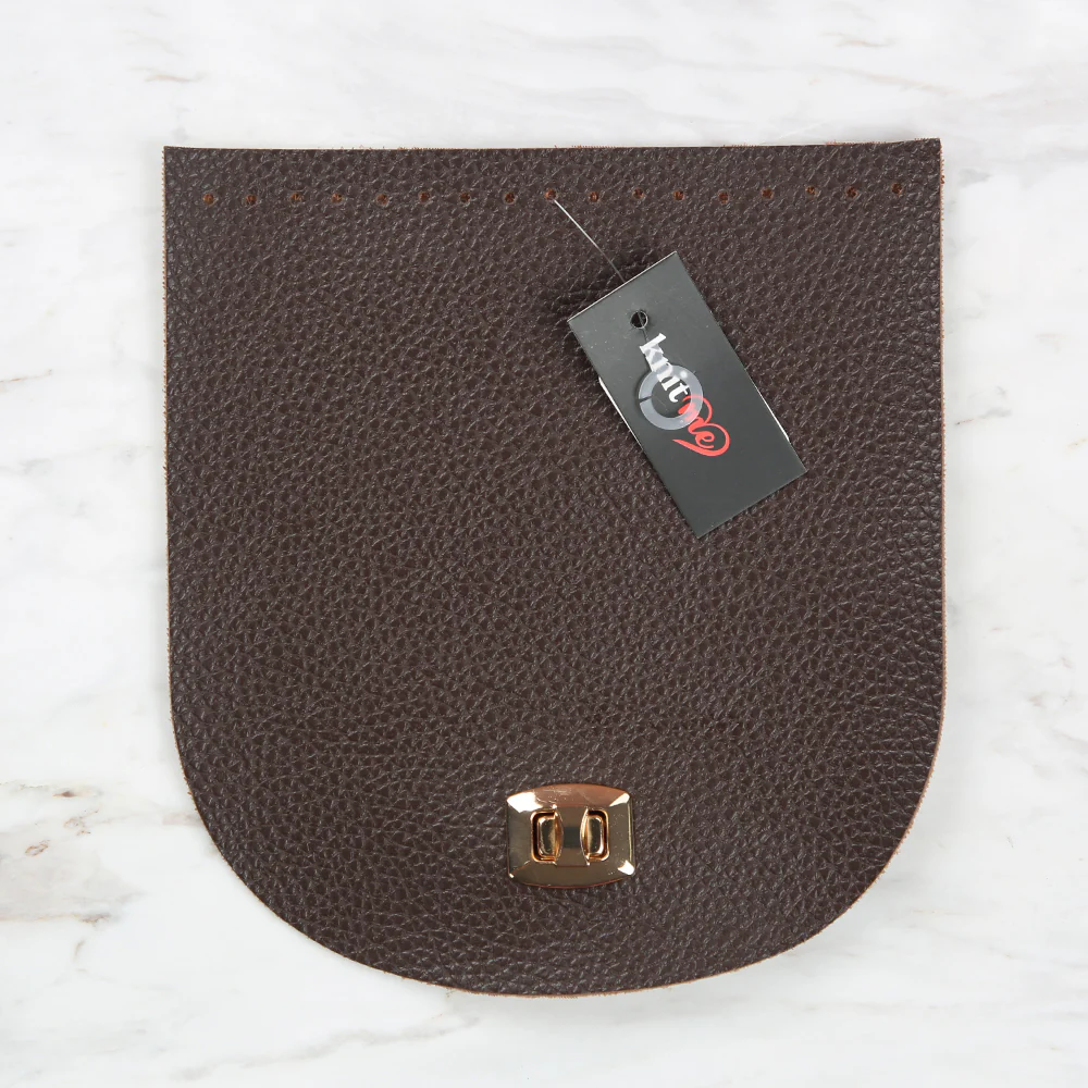 Knitme Stitched Locked Cover 18x20 cm Brown BA-01021
