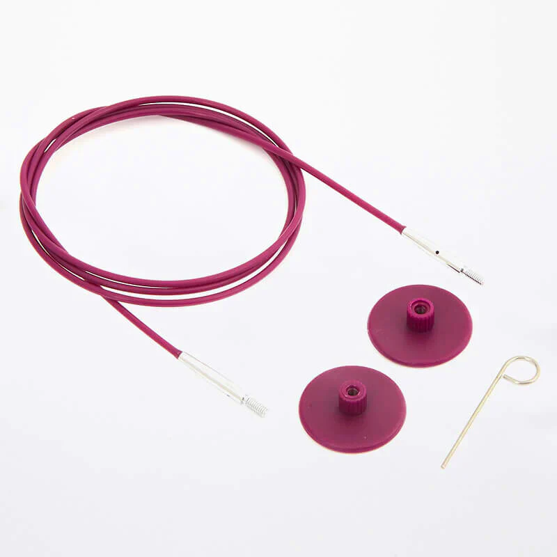 KnitPro 35 cm 1 pieces of knitting Cable, Purple - 10643 - Image 2