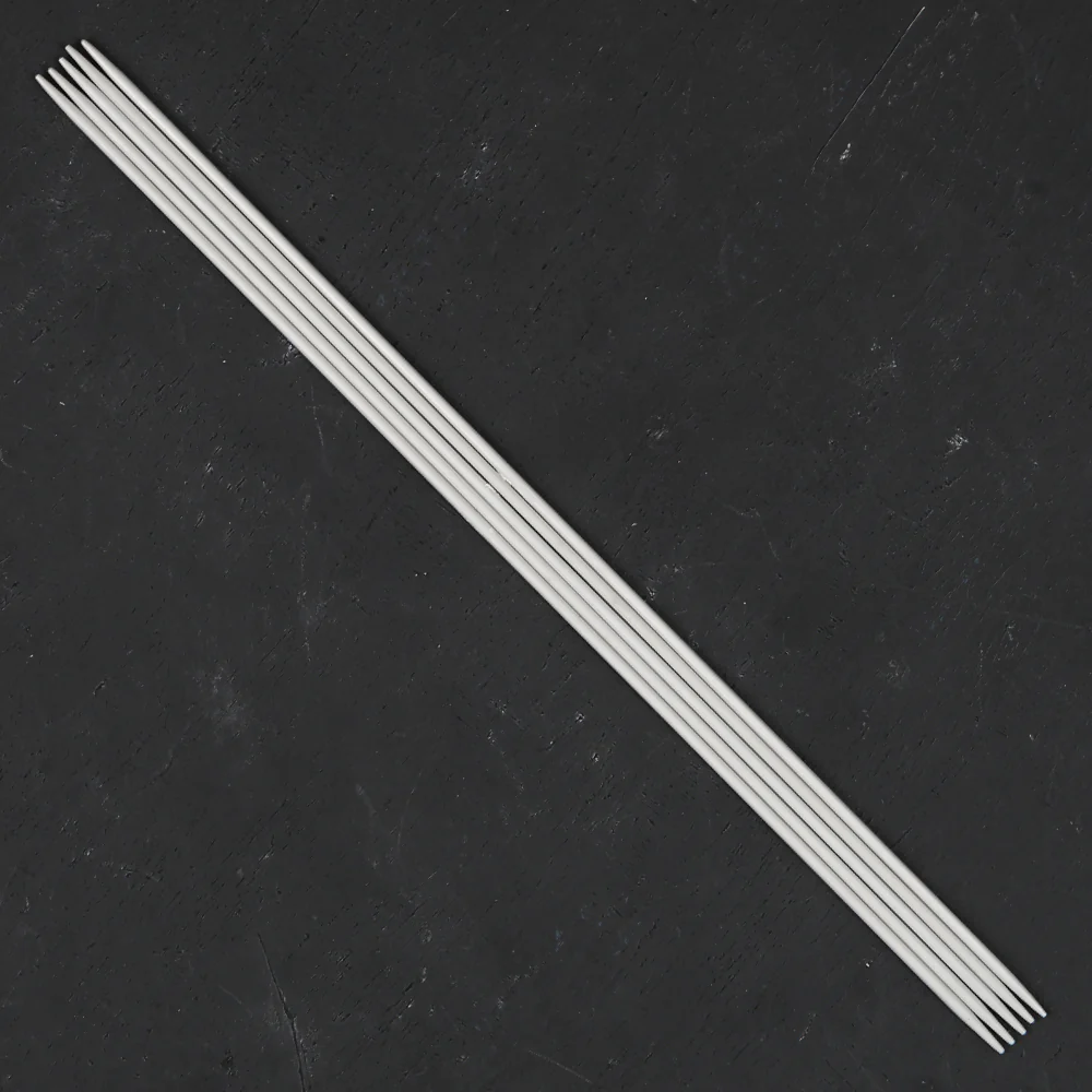 KnitPro Basix Aluminium 2 mm 20 cm Double Pointed Needles - 45111 - Image 3