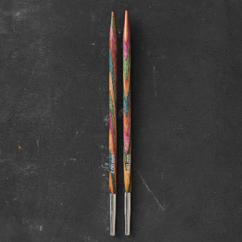 KnitPro Symfonie 4mm Wooden Interchangable Circular Needles - 20403 - Image 2