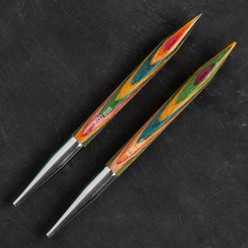 KnitPro Symfonie 8mm Wooden Interchangable Circular Needles - 20409 - Image 2