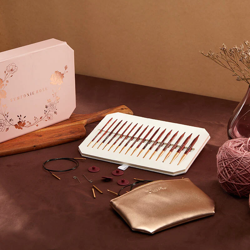 KnitPro Symfonie Rose Interchangeable Circular Knitting Needles Set 20718 - Image 5
