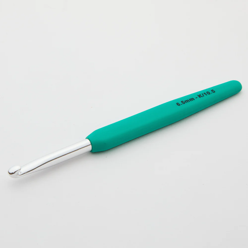 KnitPro Waves 6,50 mm Soft Handle Wool Crochet Hook - 30944