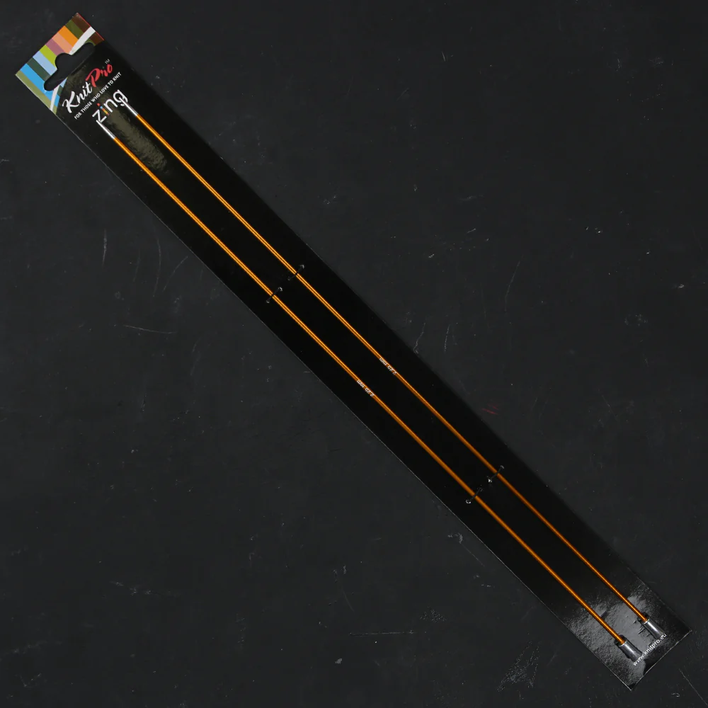 KnitPro Zing 2.25 Mm 35 Cm Metal Knitting Needle, Yellow - 47292