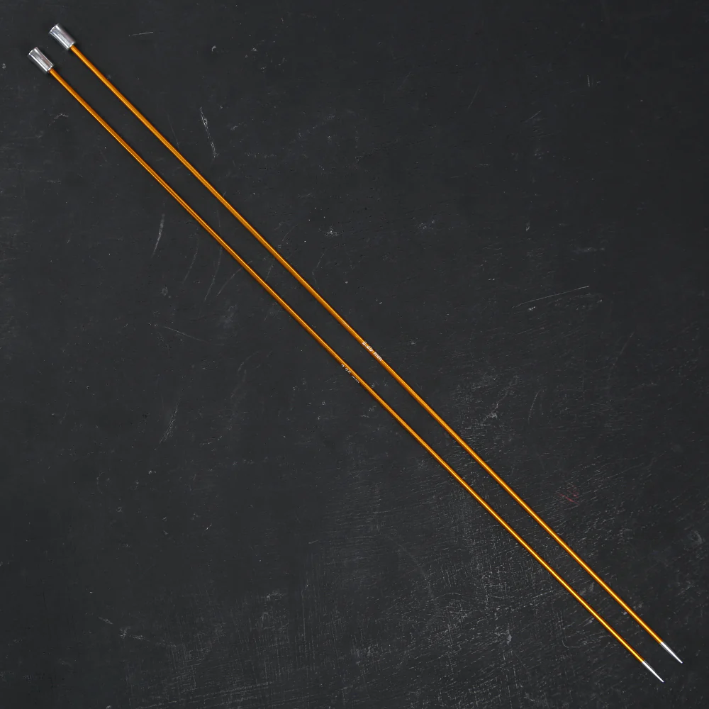 KnitPro Zing 2.25 Mm 35 Cm Metal Knitting Needle, Yellow - 47292 - Image 2