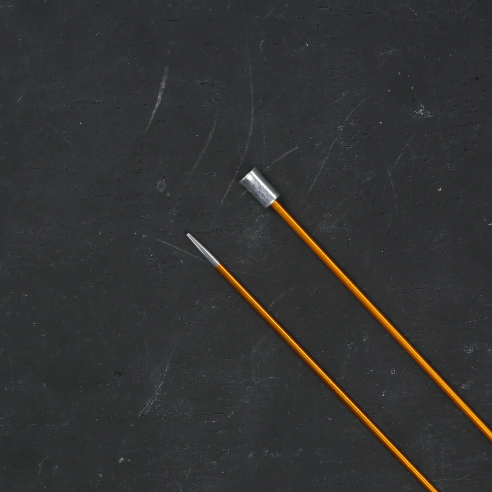 KnitPro Zing 2.25 Mm 35 Cm Metal Knitting Needle, Yellow - 47292 - Image 3