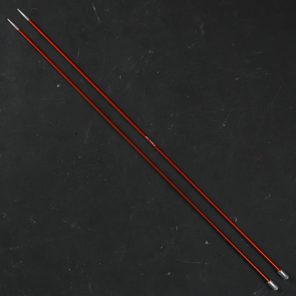KnitPro Zing 2.75 Mm 35 Cm Metal Knitting Needle, Orange - 47294 - Image 2