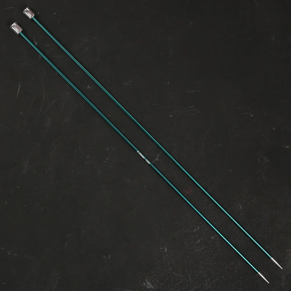 KnitPro Zing 3.25 Mm 35 Cm Metal Knitting Needle, Green - 47296 - Image 2