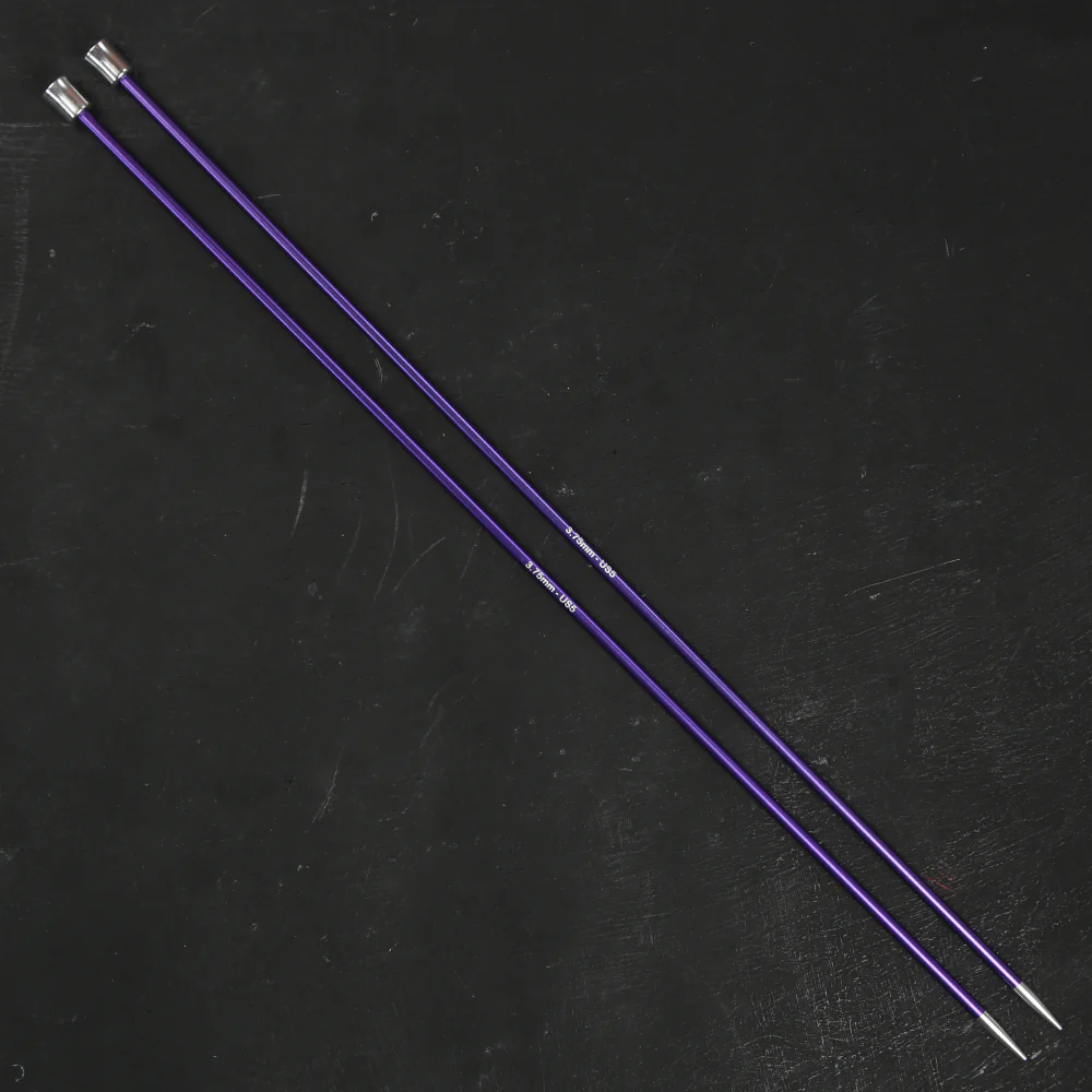 KnitPro Zing 3.75 Mm 35 Cm Metal Knitting Needle, Purple - 47298 - Image 2