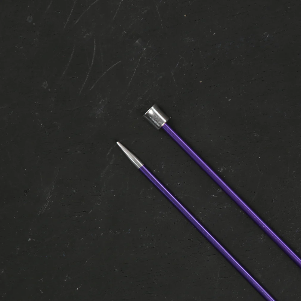 KnitPro Zing 3.75 Mm 35 Cm Metal Knitting Needle, Purple - 47298 - Image 3