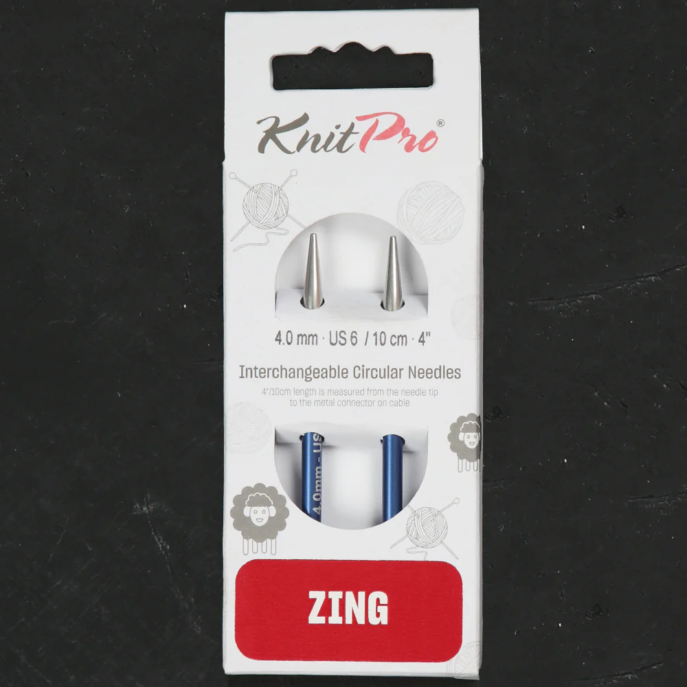 Knitpro Zing 4 mm İnterchangeable Needle Blue- 47523