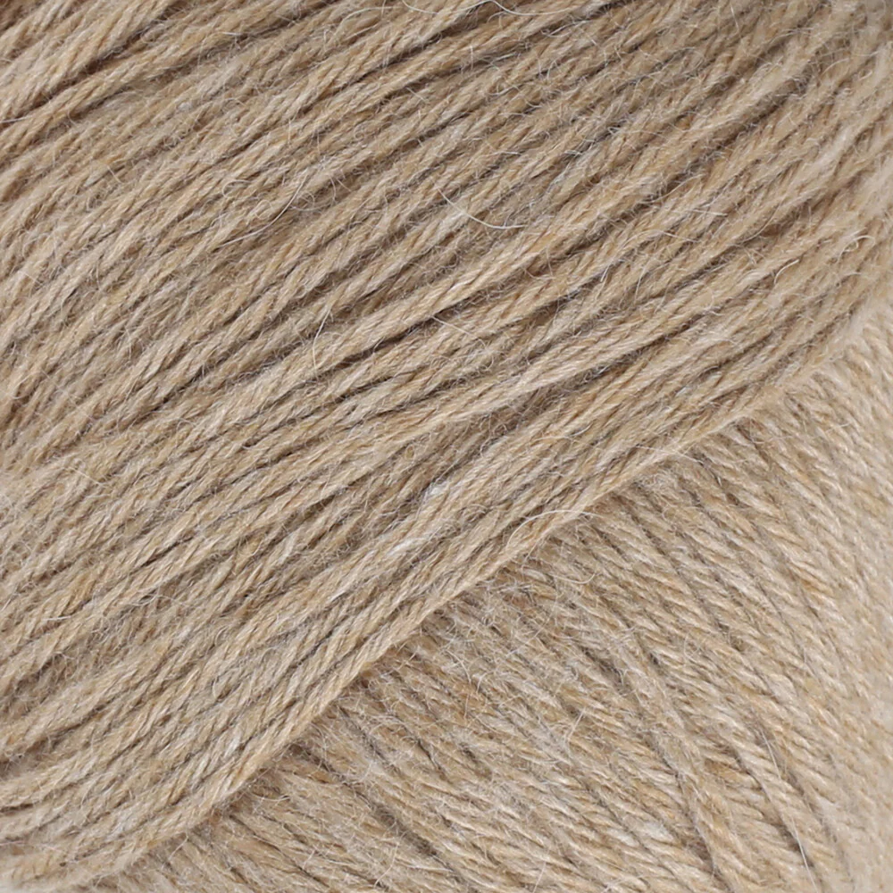 La Mia Angora 50gr Hand Knitting Yarn, Light Brown - L098 - Image 2