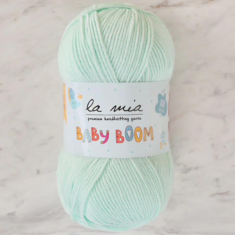 La Mia Baby Boom Yarn, Baby Green - 1443