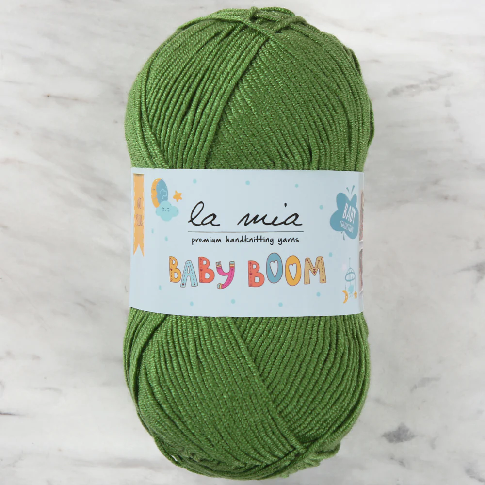 La Mia Baby Boom Yarn, Green - 406