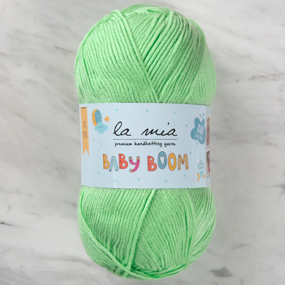 La Mia Baby Boom Yarn,  Light Green - 491