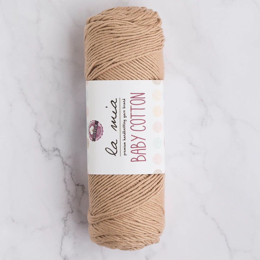 La Mia Baby Cotton Yarn, Beige - L049