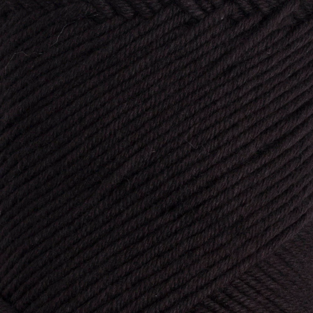 La Mia Baby Cotton Yarn, Black - L006 - Image 2