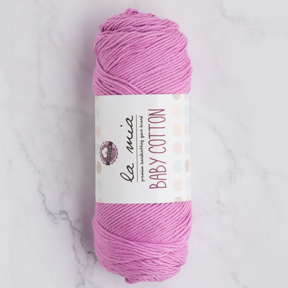 La Mia Baby Cotton Yarn, Lilac - L048