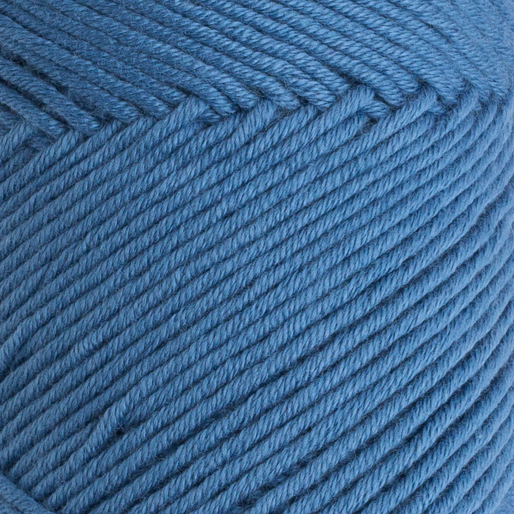 La Mia Baby Cotton Yarn, Matte Blue - L035 - Image 2