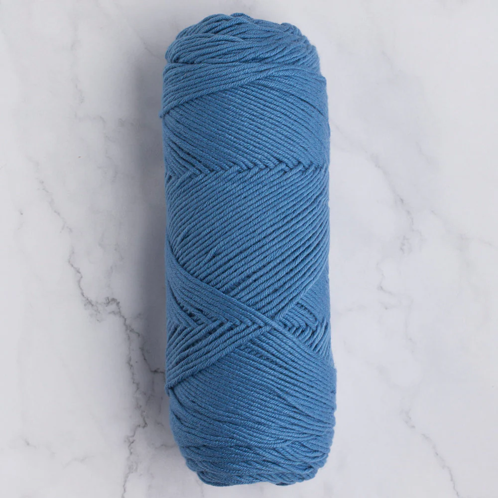 La Mia Baby Cotton Yarn, Matte Blue - L035 - Image 3