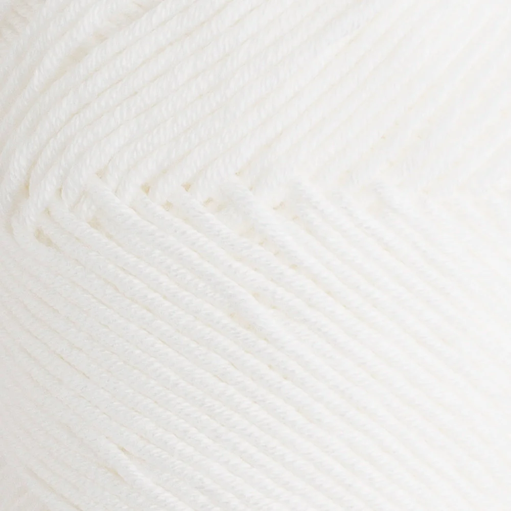 La Mia Baby Cotton Yarn, White - L001 - Image 2