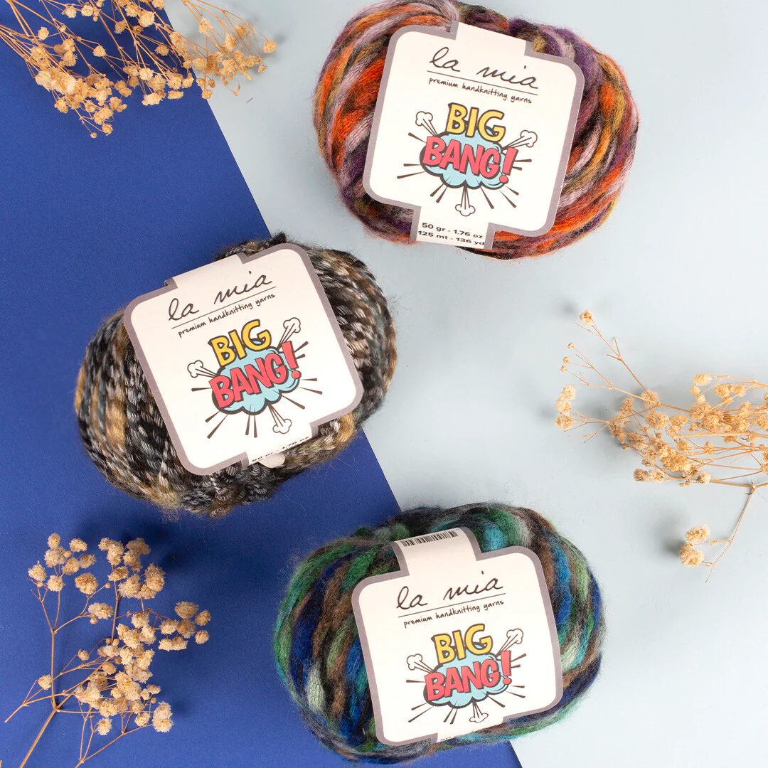 La Mia Big Bang Knitting Yarn, Variegated - LBB02 - Image 4