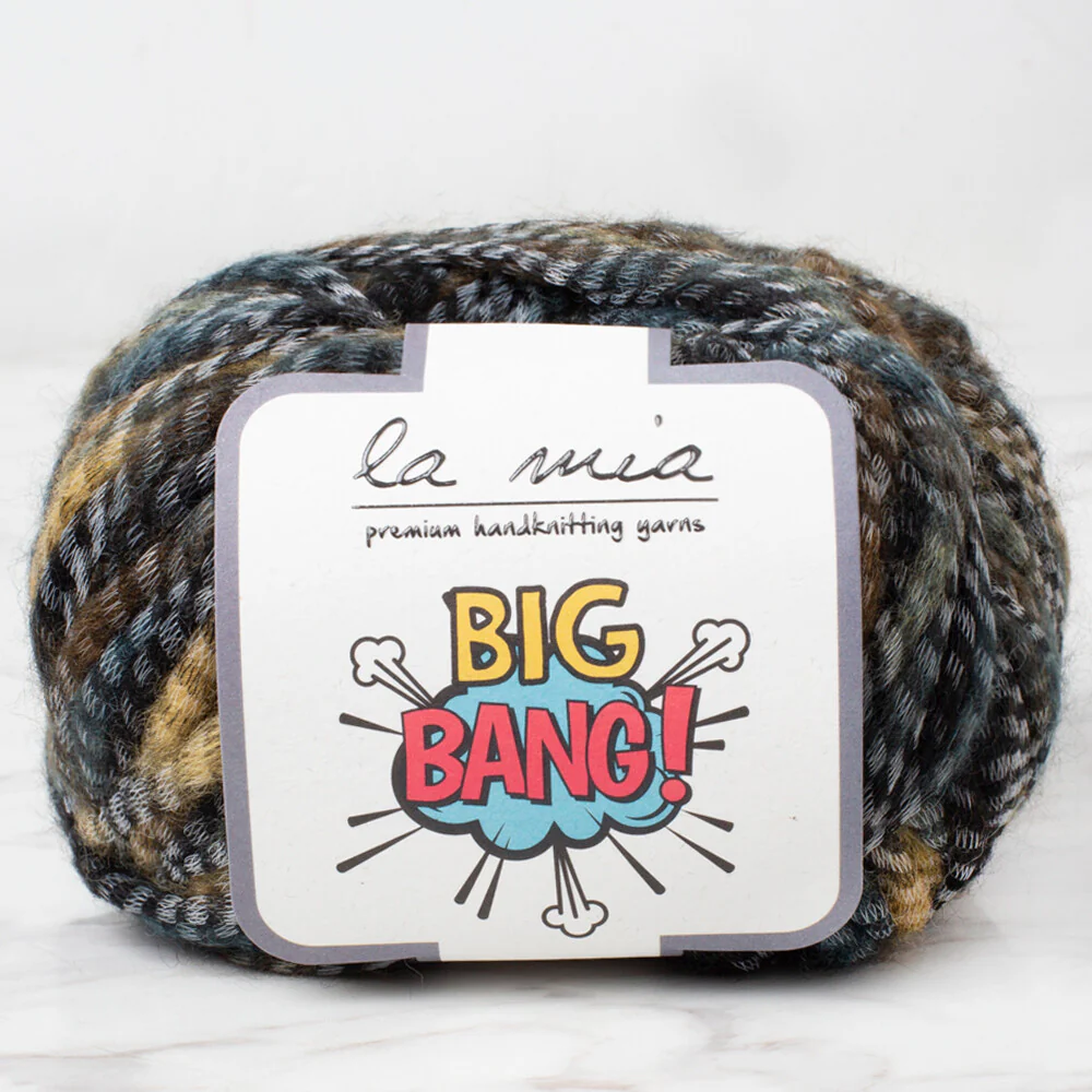 La Mia Big Bang Knitting Yarn, Variegated - LBN20