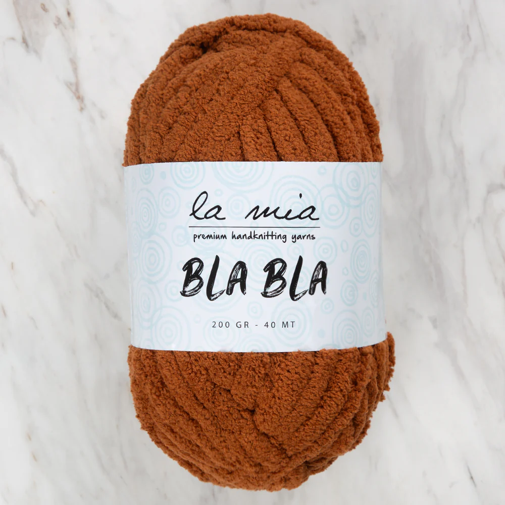La Mia Bla Bla Hand Knitting Yarn ,Brick color LB007
