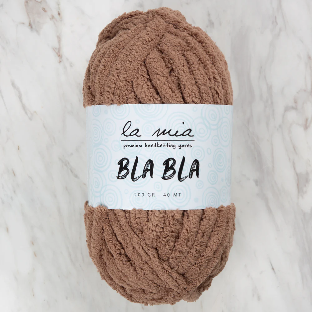 La Mia Bla Bla Hand Knitting Yarn ,Brown LB006