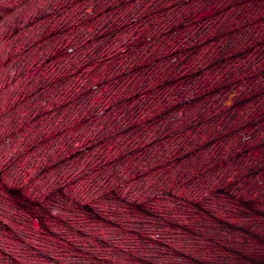 La Mia Boho Cotton Macrame Cord, Claret - L065 - Image 2