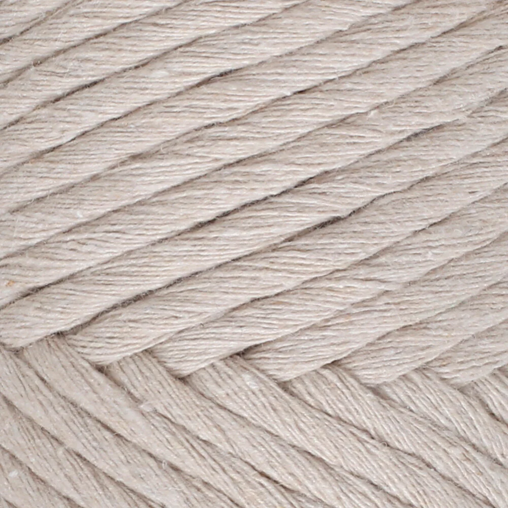 La Mia Boho Cotton Macrame Cord, Cream - L002 - Image 2