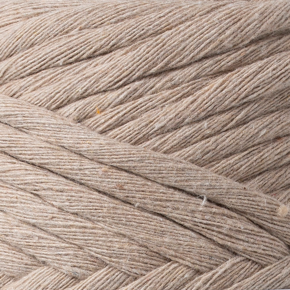 La Mia Boho Cotton Macrame Cord, Light Beige - L049 - Image 2
