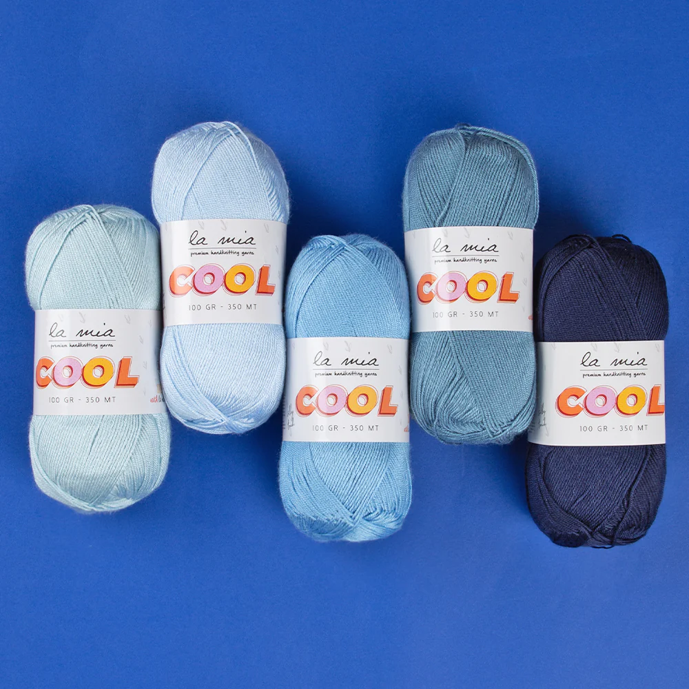 La Mia Cool Hand Knitting Yarn ,Cream L007 - Image 4