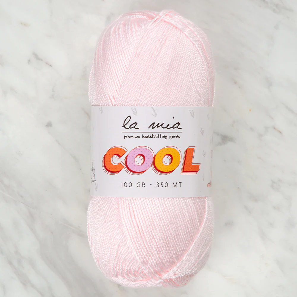 La Mia Cool Hand Knitting Yarn ,Pink L002
