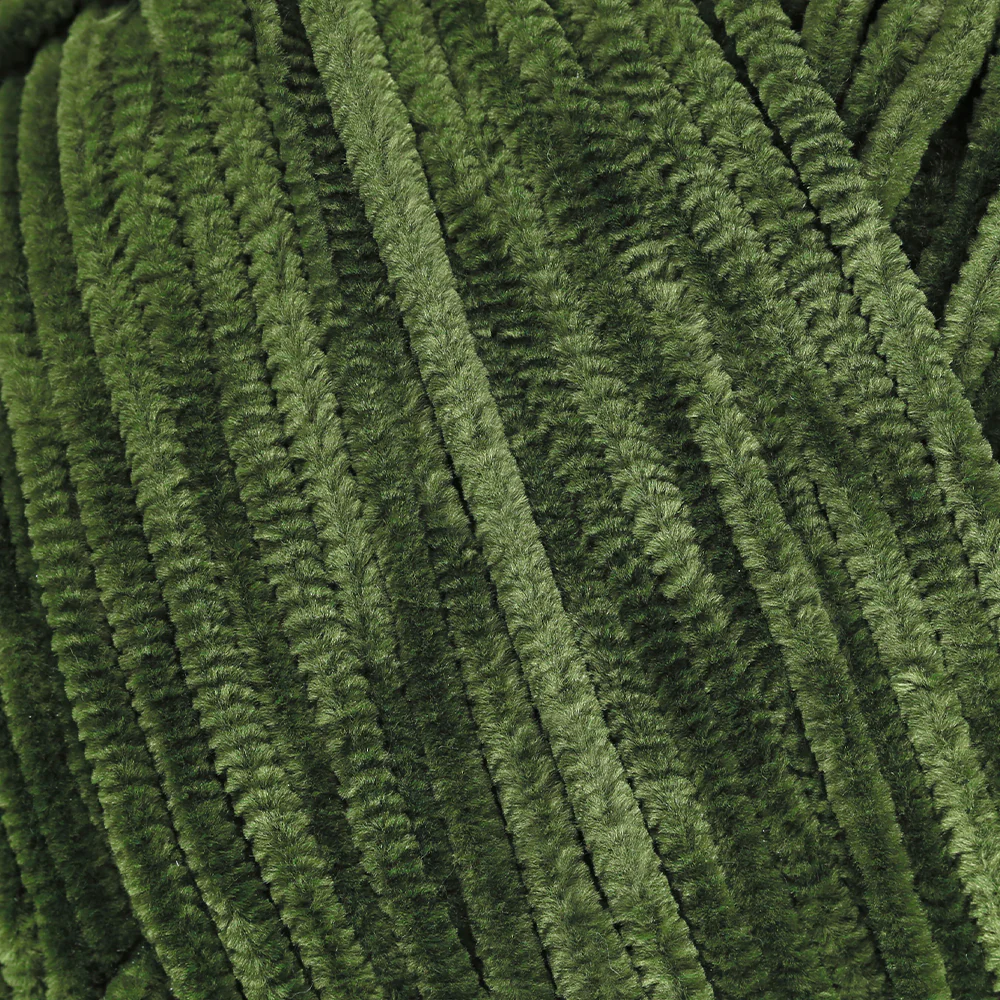 La Mia Elegance Fine Velvet Hand Knitting Yarn,Green - L938 - Image 2