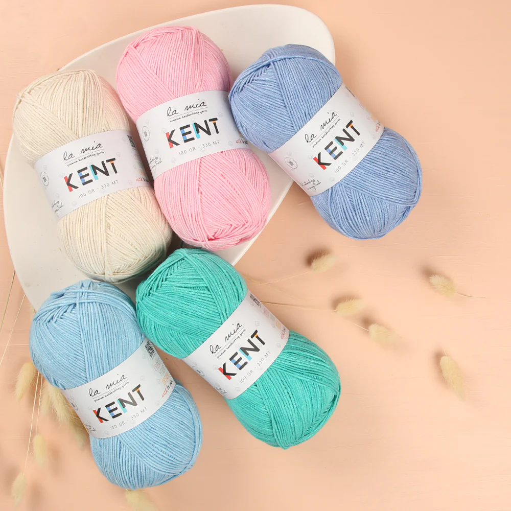 La Mia Kent Hand Knitting Yarn,Turquoise - L123 - Image 3