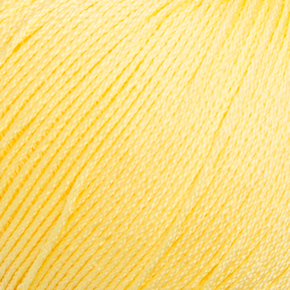 La Mia Lux Mercerized Cotton Yarn, Yellow - 177 - Image 2