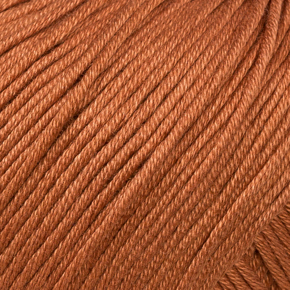 La Mia Mercerized Cotton Yarn, Light Brown - 211 - Image 2