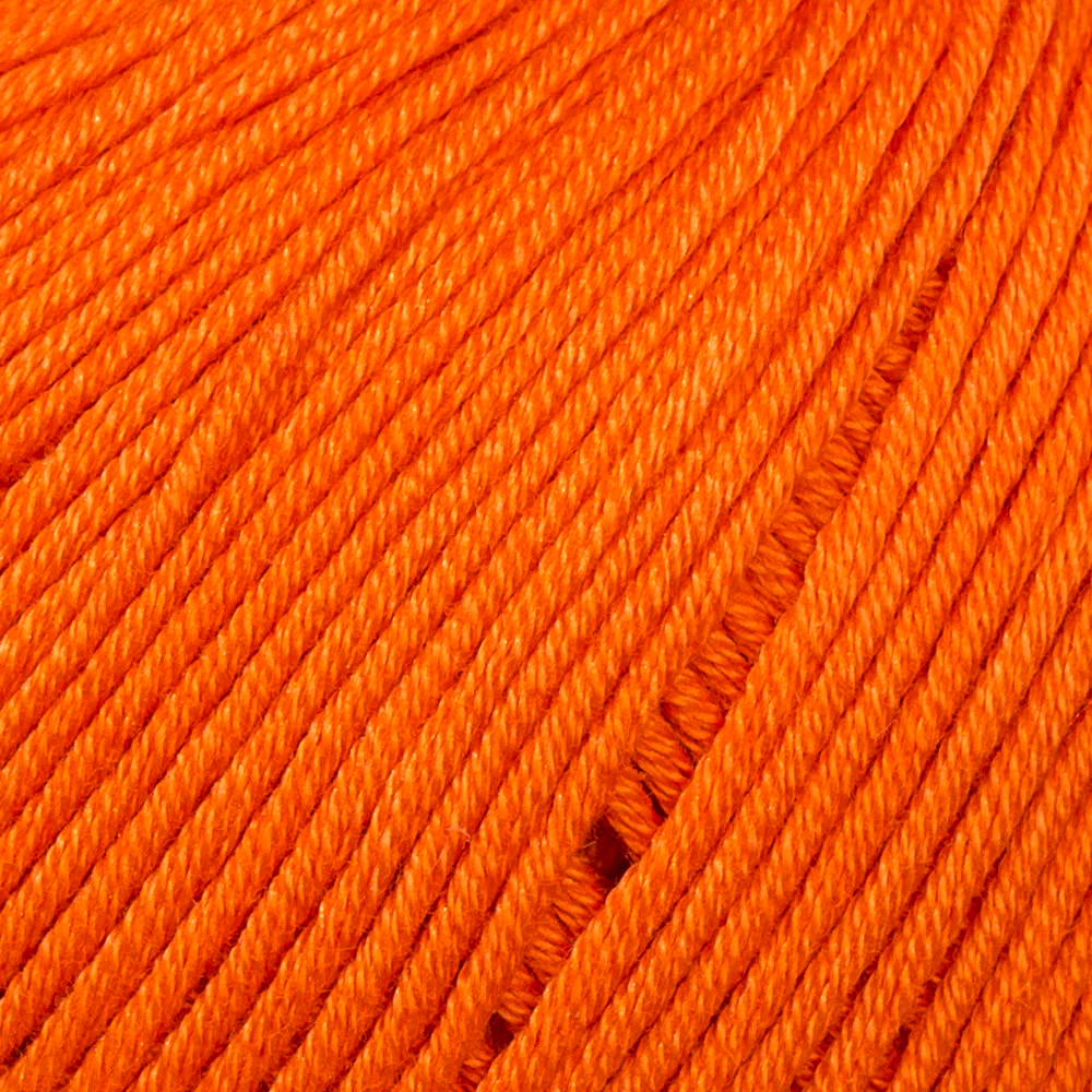 La Mia Mercerized Cotton Yarn, Orange - 194 - Image 2