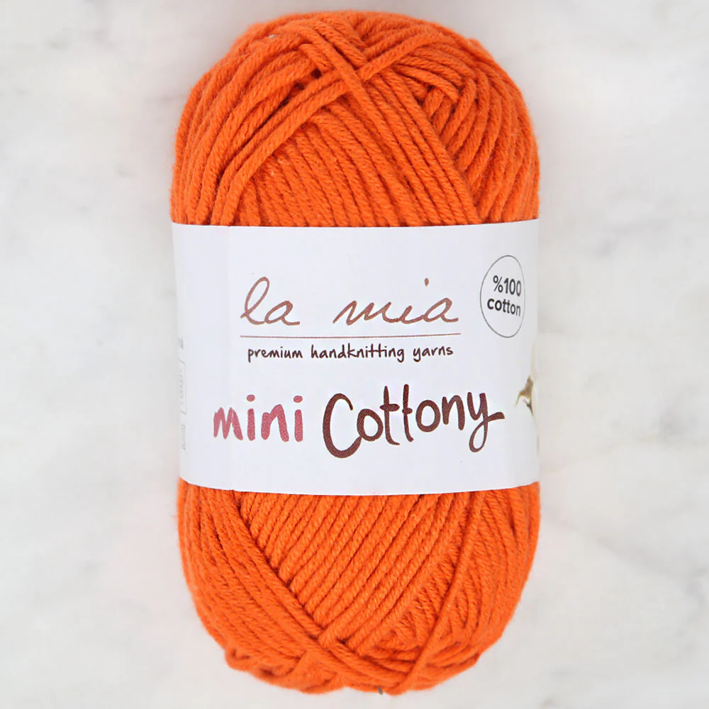 La Mia Mini Cottony 25 g Baby Yarn Orange - L022