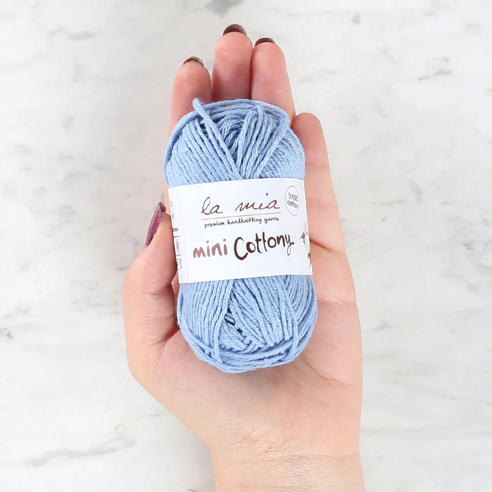 La Mia Mini Cottony 25 g Baby Yarn, Red - L011 - Image 3