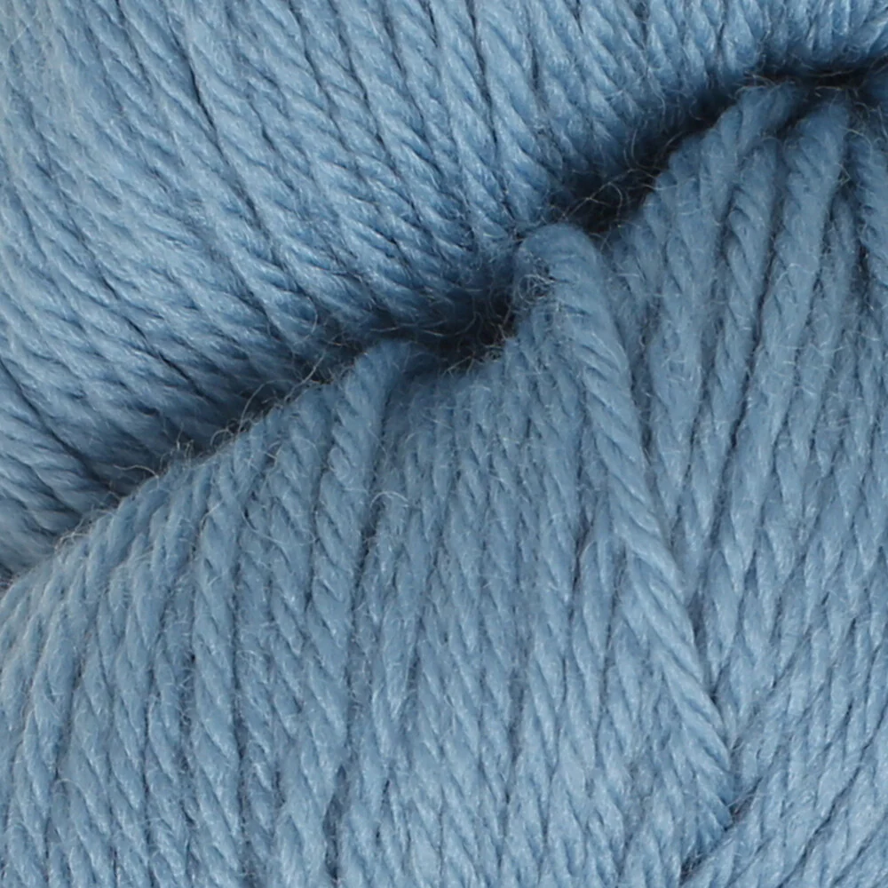 La Mia Natural Wool Knitting Yarn, Blue - L204 - Image 2