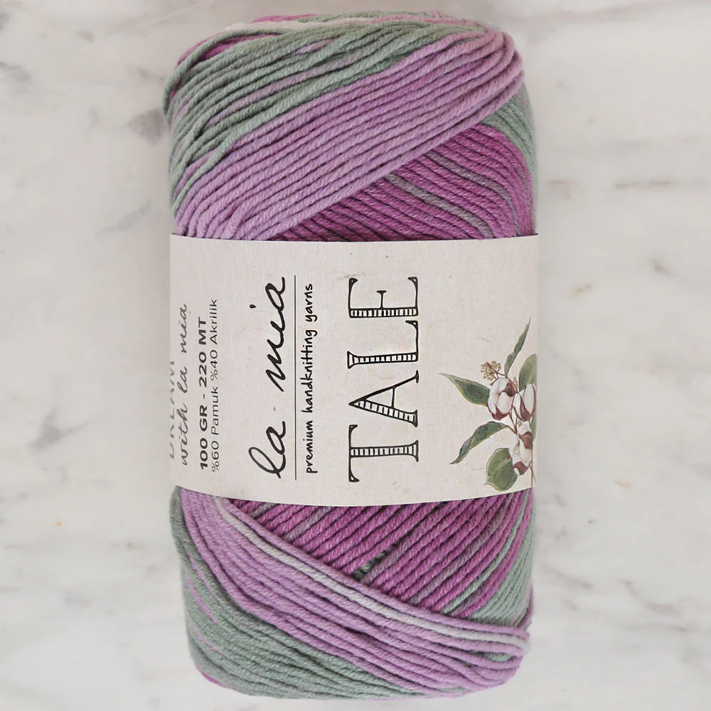 La Mia Tale Hand Knitting Yarn Variegated - LM036 - Image 3
