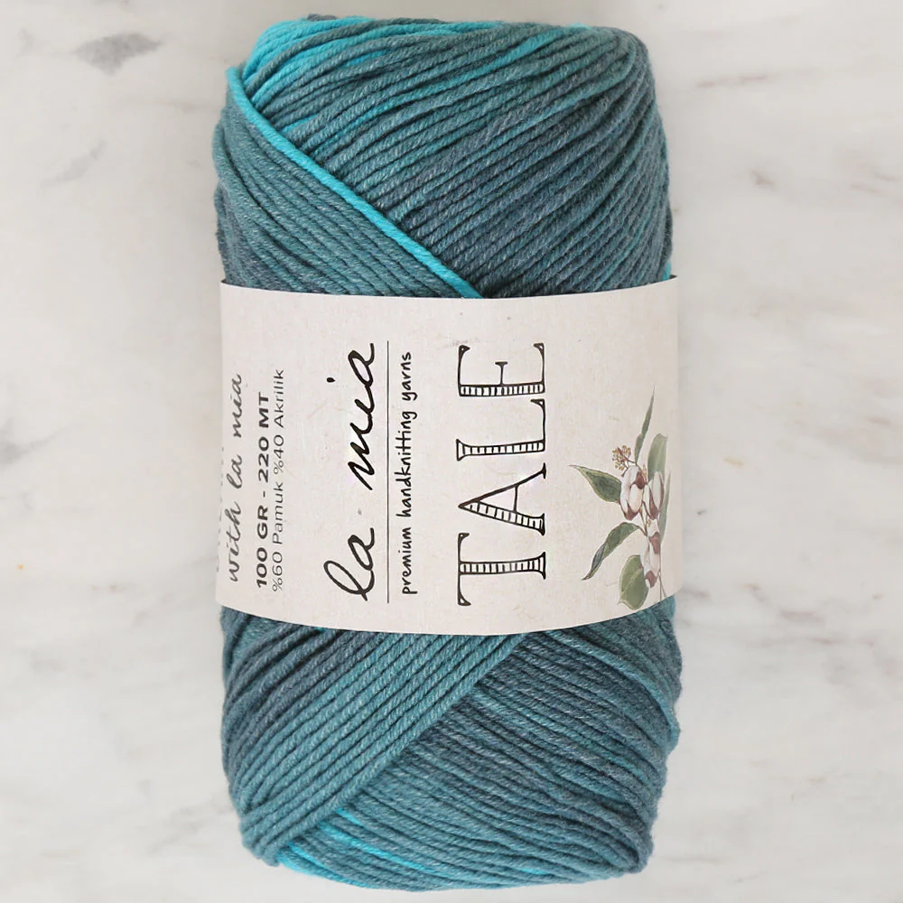 La Mia Tale Hand Knitting Yarn Variegated - LM046 - Image 3