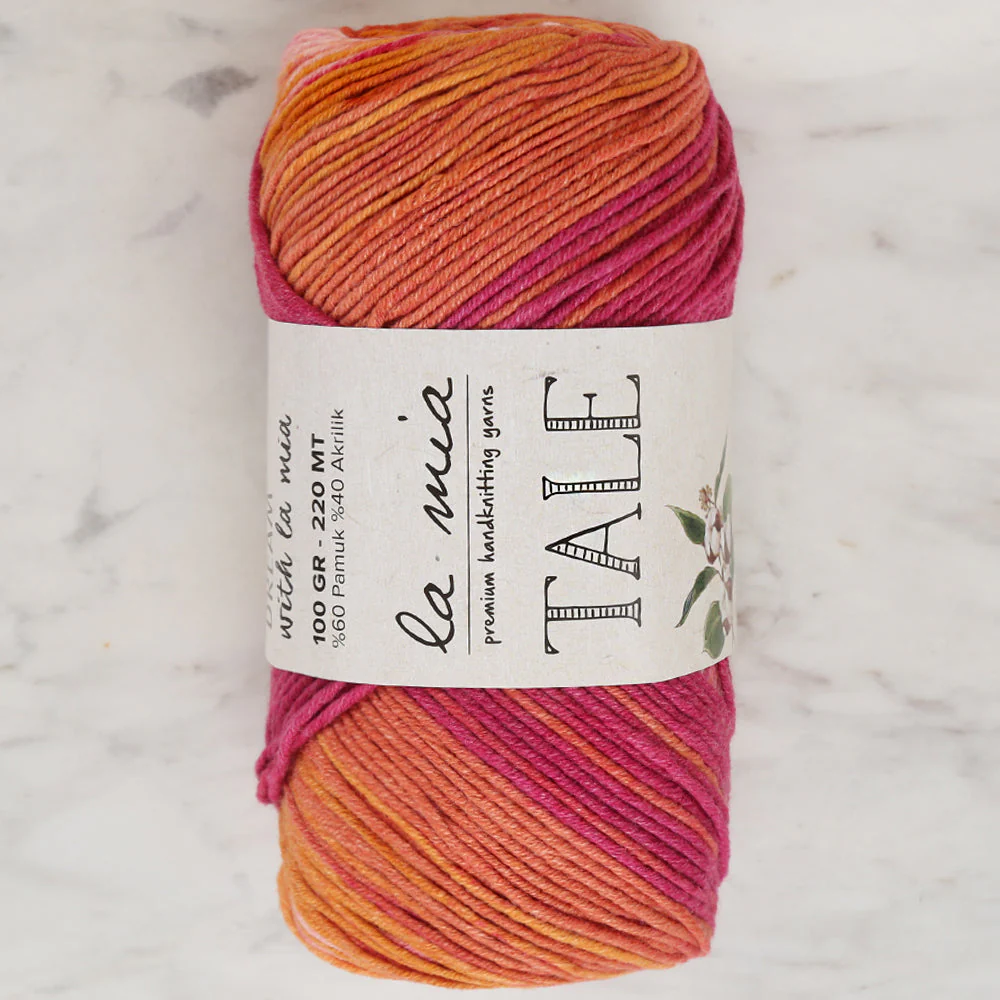 La Mia Tale Hand Knitting Yarn Variegated - LM056 - Image 3