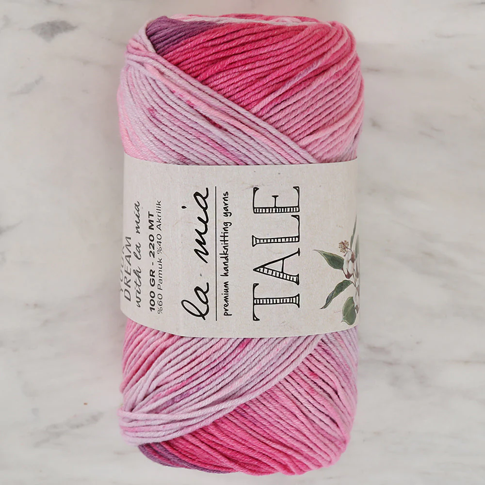 La Mia Tale Hand Knitting Yarn Variegated - LM186 - Image 3