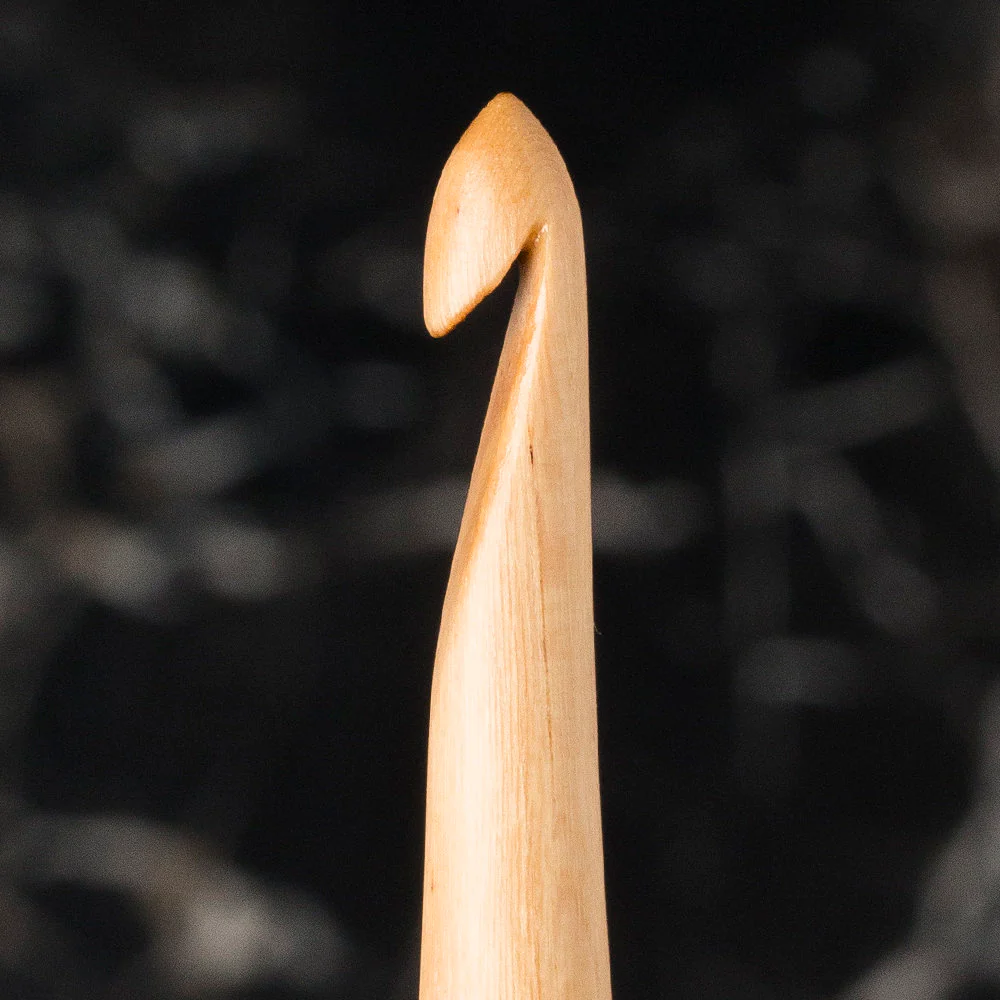 La Mia Whitewood 4.5 mm 15.5 cm Wooden Crochet Hook - Image 2